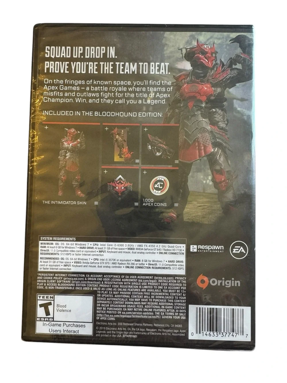Origins Apex Legends PC Game - Red Cover